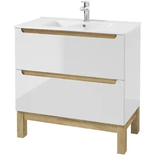 Waschbeckenunterschrank  Stolpsee , weiß , Maße (cm): B: 80 H: 80 T: 45.0