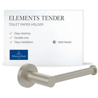 Villeroy & Boch Elements Tender 177x54x83mm, o. Deck, brush. ni. black