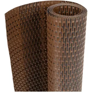 vidaXL Balkonverkleidung 500 x 80 cm Braun/Rattan