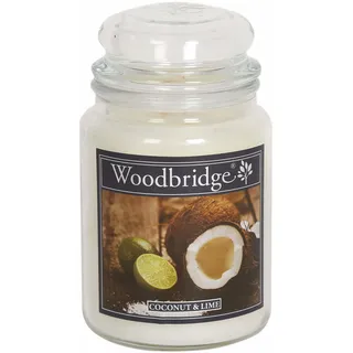 Woodbridge Duftkerze, Kerze im Glas, 565 g, Paraffinwachs, 2 Dochte, 130 h Brenndauer, Aromakerze HxD: 17 x 10 cm