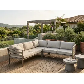 Brafab Weldon Ecklounge-Set 226x226cm Aluminium khaki