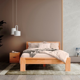 Krok Wood Massivholzbett Alice (120 x 200 cm,