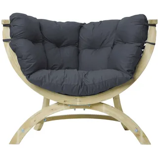 AMAZONAS Loungesessel Siena Uno Anthracite inkl. Sitzkissen ca. 118,5 x 93,5 x 5