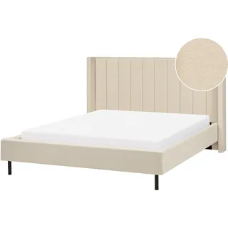 Beliani Polsterbett 160 x 200 cm Beige