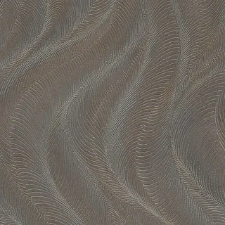 Rasch Incanto Vliestapete Wave Design  (Grau-Bronze, Wellen, 10,05 x 0,53 m)