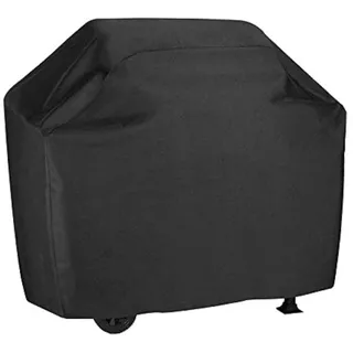 Grill Abdeckung wasserdichte Grill-Gasgrillabdeckung UCARE Large 210D Outdoor Gas Holzkohlegrill Gill Protector Abdeckung von Weber Brinkmann Char Broil Black (L 145 * 61 * 117cm)