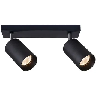 EDO MALGA 2 2-flammig schwarz Aluminium, Stahl