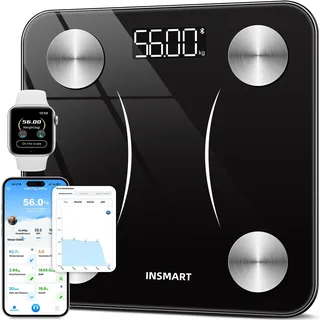 INSMART Körperfettwaage Digital Schwarz