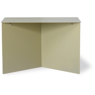HKliving - Metall Beistelltisch rechteckig, 60 x 45 cm, olive
