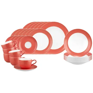 SELTMANN WEIDEN Liberty Pure Colors Kombiservice 30-tlg. Flamingo Red