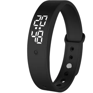 AOUZOVLI Vibrationswecker Armband,Vibrationsalarm Erinnerung Uhr,Armband Wecker Es Können 6 Weckersätze Eingestellt Werden Silent Vibrating Alarm Reminder Watch für Kinder und Erwachsene