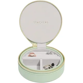 Stackers Schmuckbox rund Salbeigrün