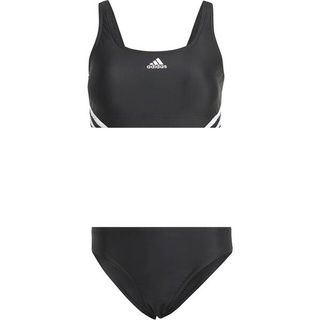 ADIDAS Damen Bikini 3-Streifen, BLACK/WHITE, 34