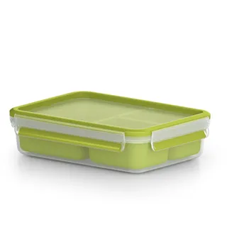 Emsa Lunchbox CLIP & GO transparent 1,2 l, 1 St.