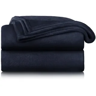 Blumtal Kuscheldecke 150 x 200 cm Blau