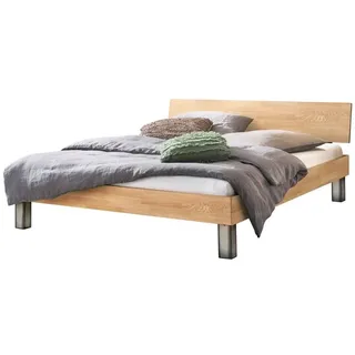 HASENA Massivholzbett Lodi 200 x cm Holz Eiche Bianco