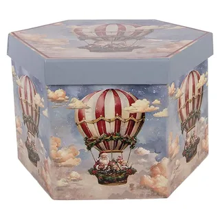 Clayre & Eef Weihnachtskugel 14er Set 8x8x8 cm Beige Kunststoff - Beige