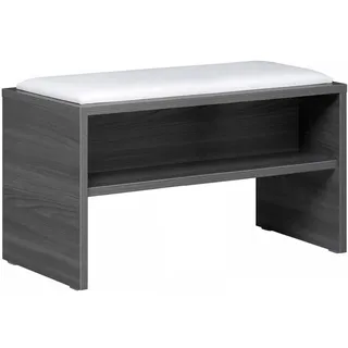 Pelipal Sitzbank 90 x 40 x 48 cm mit Ablage und Sitzkissen in weiß EM-SB02WK68, Badmöbel,