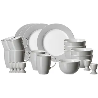 Ritzenhoff & Breker Doppio Frühstücks-Set 24-tlg. grau