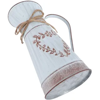 YARNOW Herzförmiges Blumenarrangement Blumenkrug Klein Schäbige Schicke Krugvase Vintage Milchkrug Blumenvase Groß Vase Mit Blumenkrug Kannenvase Eisen Französisch Dekorativer Tisch
