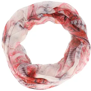 halsüberkopf Accessoires Loop Loopschal Paisley, angenehm soft rot