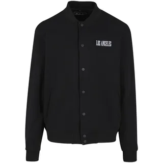 Mister Tee Los Angeles Emb Heavy Tonal College Jacket schwarz XL