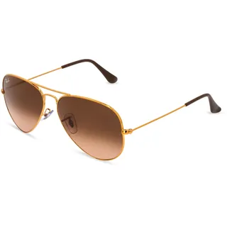 Ray-Ban RB 3025 AVIATOR LARGE METAL Unisex-Sonnenbrille Vollrand Pilot Metall-Gestell, gold