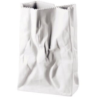 Rosenthal - Tütenvase, 18 cm, weiß-matt poliert