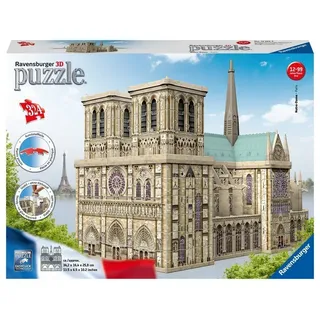 Ravensburger 3D Puzzle 12523 - Cathédrale Notre-Dame De Paris - 324 Teile - Notre-Dame Zum Selber Puzzeln Ab 10 Jahren