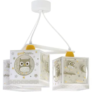 Dalber D-63394 - Kinder, Kronleuchter Good Night, 3xE27/60W/230V - Beige