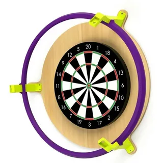 ChiliTec Dartscheibe Autodarts Komplettsystem mit LED Ring 6000K & 3x OV9732 Kamera Tracking Set