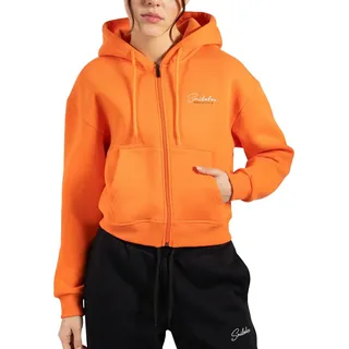 SMILODOX Sweatjacke Enara, Größe M in Orange Orange
