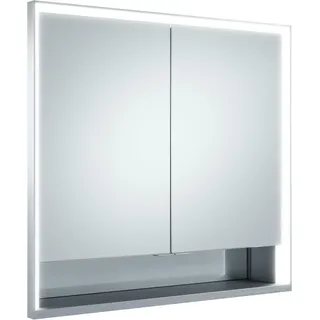 Keuco Royal Lumos Wandeinbau 80 cm silber eloxiert offenes Fach