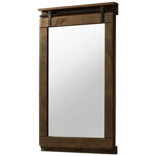 Massivmoebel24 Spiegel Mango 65 x 6 x 110 cm Braun