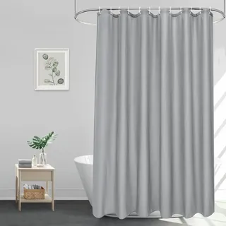 luxuskollektion Duschvorhang 240 x 200 cm grau