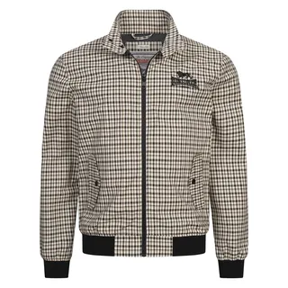 Lonsdale Classic Check Jacke Beige/Schwarz S