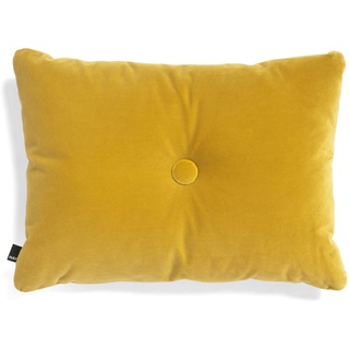 HAY Kissen inklusive Füllung Dot Steelcut Trio aus Baumwolle und Nylon in der Farbe Gelb, Maße: 60cm x 45cm, 507293