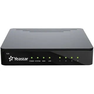 Tiptel Yeastar S20, Telefon, Schwarz