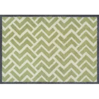 Turtle Mat Herringbone Green 60 x 85 cm Grün
