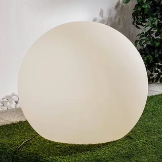 Nowodvorski Lighting Gartenkugel Kunststoff Ø 80 cm weiß