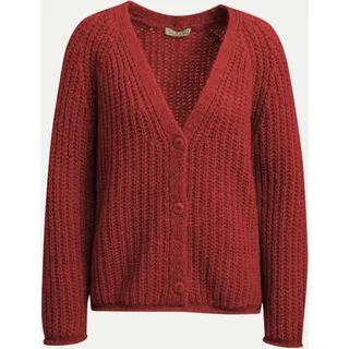 Strickcardigan mit V-Ausschnitt 490-LOVE L
