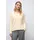 V-Ausschnitt-Pullover Hellbeige L