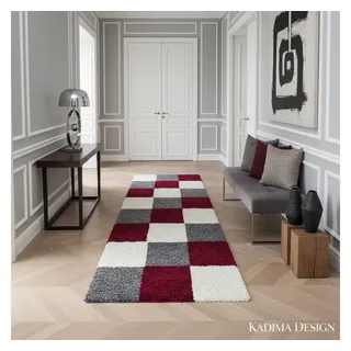KADIMA DESIGN Rhein Küchenläufer 80 x 250 cm Rot