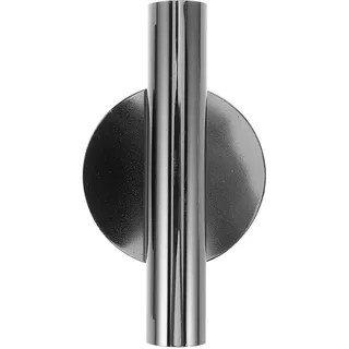 Wandvase Schwarz, Selbstklebend, Bohrfre aus Legierung für Blumen | Wohnzimmer und Schlafzimmer, für Frisch oder Trockenblumen, Wall Plant Holder
