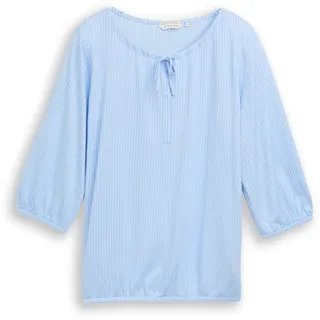 Tom Tailor T-Shirt mit Streifenmuster Blau/Weiß 50