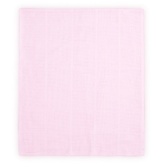 Lorelli Babydecke, Kuscheldecke Baumwolle, Größe 75 x 100 cm, ab Geburt pink