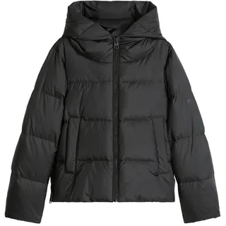 Marc O'Polo Damen Winterjacke - Woven Outdoor Jacket, Puffer Jacket, Daunenjacke, gesteppt mit Kapuze Schwarz / M