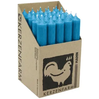 Stabkerzen Petrol, 180/22 mm, KERZENFARM HAHN, Brenndauer 8h, 25 St.
