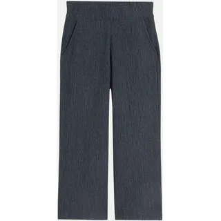 Tom Tailor Culotte Hose Crinkle Blau 40 28