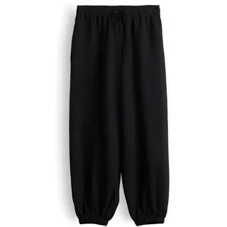 OPUS Damen Jogpants | MYHA Oasis Relaxed City Pants aus Viskose Leinen Mix Black, 38 - 38W